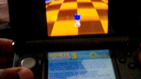 3DS/DS Games Sonic Classic Collection Sonic 3 Gameplay In HQ