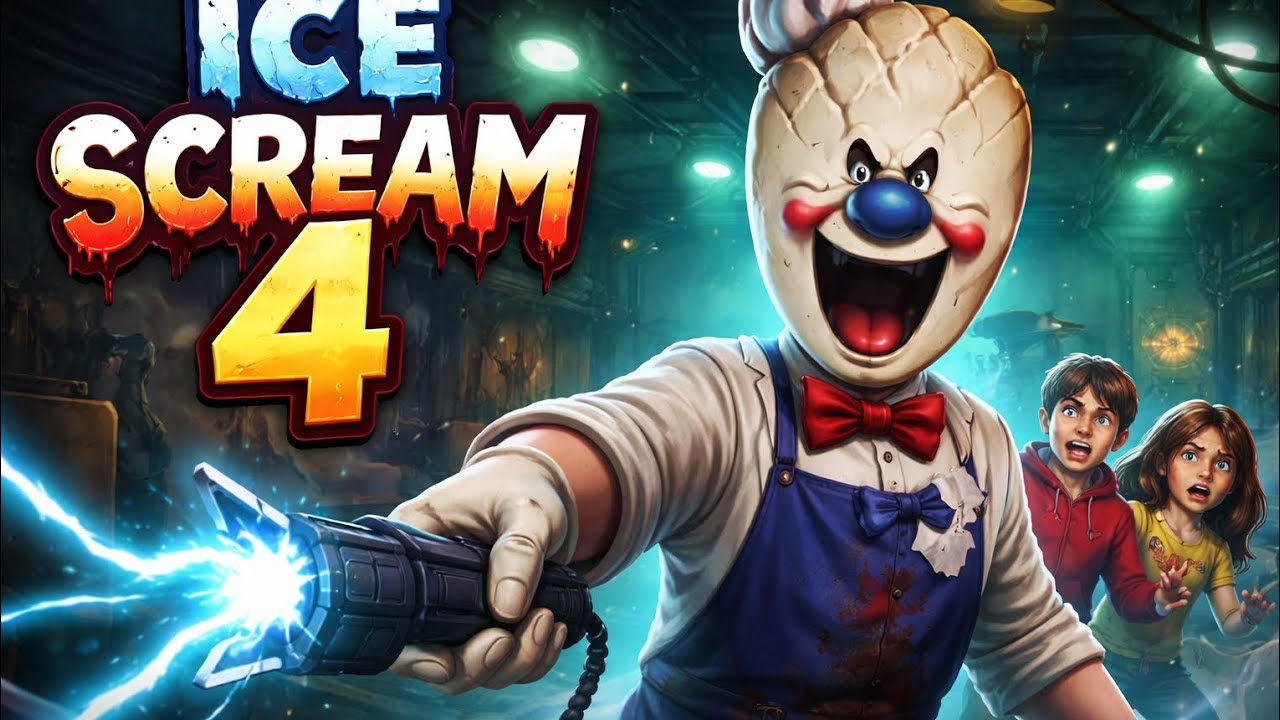 I can't escape from ice scream factory || ICE SCREAM 4 || 