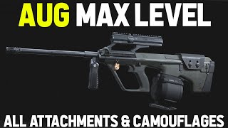 Details 🔥 AUG MAX LEVEL 🔥 | ALL ATTACHMENTS & CAMOS | Call of Duty: Modern Warfare | Gunsmith #05 Guide