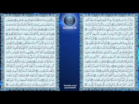 أبو بكر الشاطري  سورة النحل حفص عن عاصم