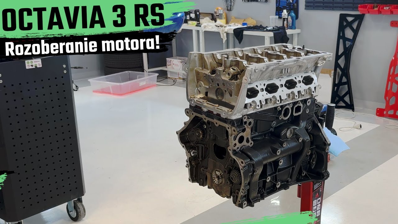 Skoda Octavia RS #5 Rozoberanie motora až na základ - Boostmania.sk ...