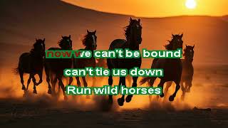 Aaron Watson - Run Wild Horses - Karaoke