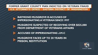 Former Grant County man indicted on veteran fraud