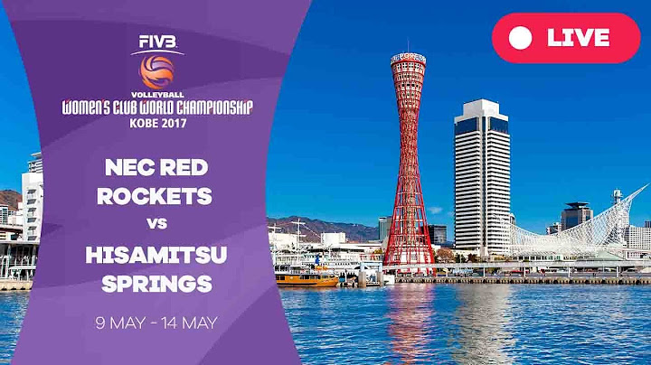 Nec Red Rockets v Hisamitsu Springs - Women's Club World Championship 2017 Kobe