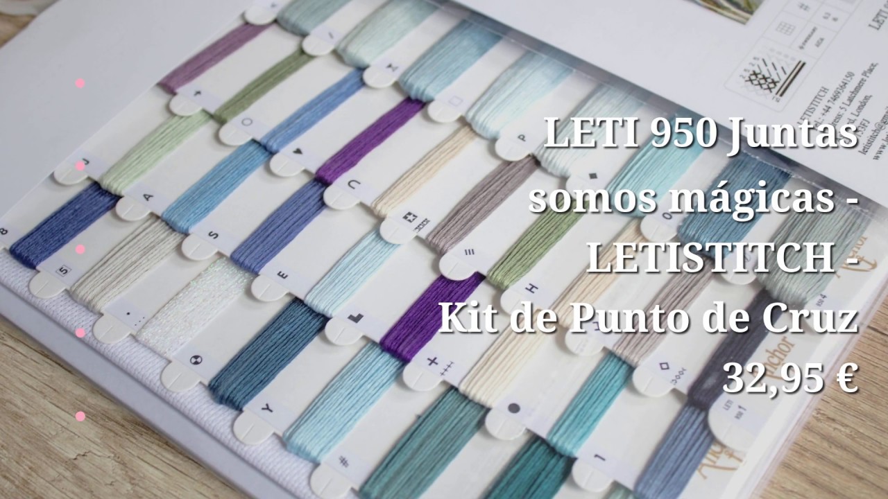 Kit Broderie Point Croix Lucas Village LETI 902 - 35x26cm - 48 Couleurs - Tissu Zweigart