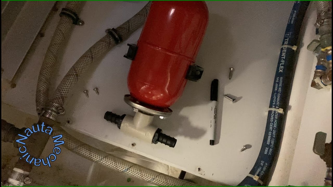 Adding a Boat Freshwater Accumulator Tank YouTube