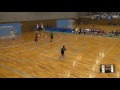 6日 ハンドボール女子 国体記念体育館Dコート 浦添×青森中央 2回戦 2