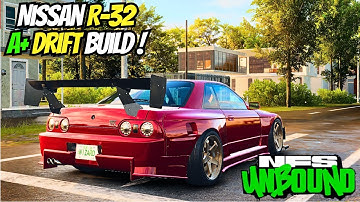 the BEST NISSAN R32 DRIFT BUILD NEED FOR SPEED UNBOUND #nfsunbound #nfs #needforspeed #shorts