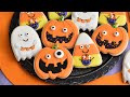 CUTE DECORATED HALLOWEEN SUGAR COOKIES