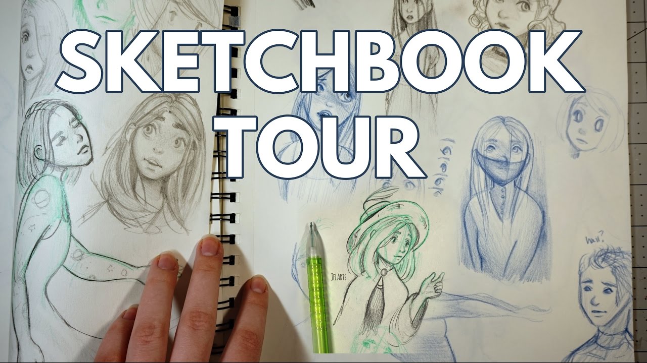 2017 Sketchbook Tour / Flip Through 01 - YouTube