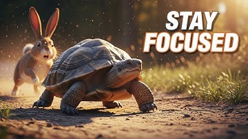 The Rabbit & Turtle 🐇🐢 | Inspirational Animated Fable on Consistency, Focus & Inner Strength