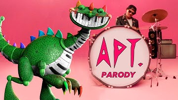 PIANOSAURUS SONG - ROSÉ & Bruno Mars - APT.(Poppy Playtime Chapter 4) Parody