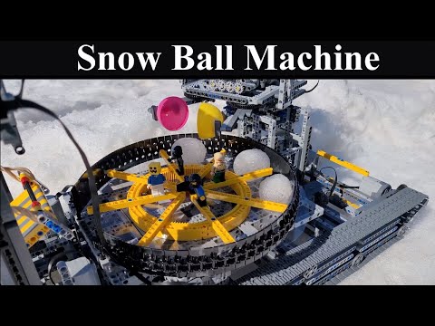 Lego Snow Ball Machine