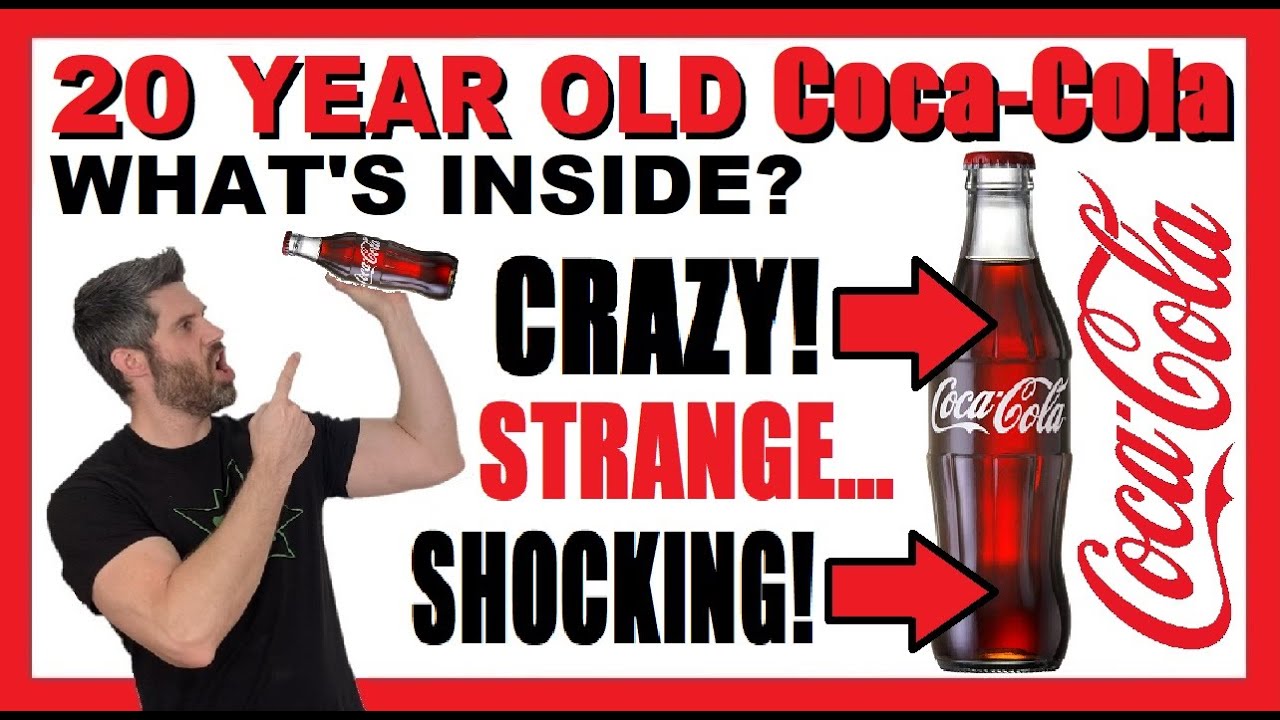 20 YEAR OLD COKE! WHAT'S INSIDE? SHOCKING!!! Review of Coca-Cola Bottle and Liquid Drink VS NEW!