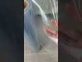 Blue tinted transparent PVC soft film for stationery