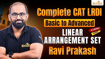 Linear Arrangement I Set - 1 I Logical Reasoning Preparation for CAT  I Basic to Advance