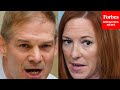 'Liberty Is At Stake': Jim Jordan Excoriates Jen Psaki For Recent Comments About Facebook