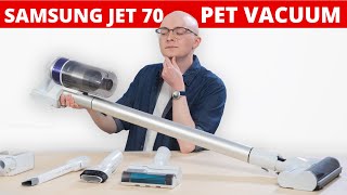 مراجعة مكنسة Samsung Jet 70 Pet - هل هي جيدة بما فيه الكفاية؟