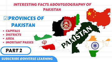 Lecture 1 | Part 2: Geography of Pakistan in Urdu | provinces of Pakistan