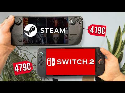 Nintendo Switch 2 VS Steam Deck (LCD y OLED) – ¿En qué gana cada una? (Comparativa)