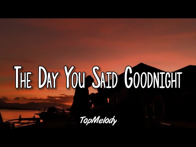 The Day You Said Goodnight (Lyrics) - Hale class=