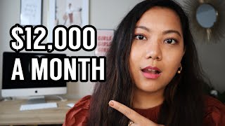 How I Make $12000 A Month Blogging // MAKE MONEY BLOGGING
