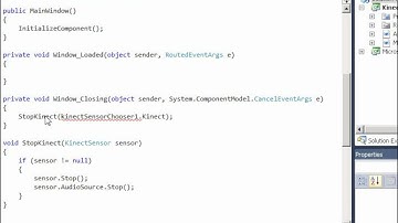 Tutorial: Microsoft Kinect SDK RGB Depth Viewer