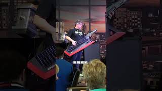 he asks to play keytar