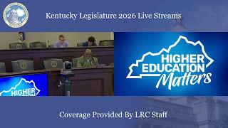 House Budget review Sub. on Postsecondary Education. (3-12-26)
