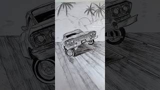 Low rider drawing😍 #lowrider #drawing #shorts