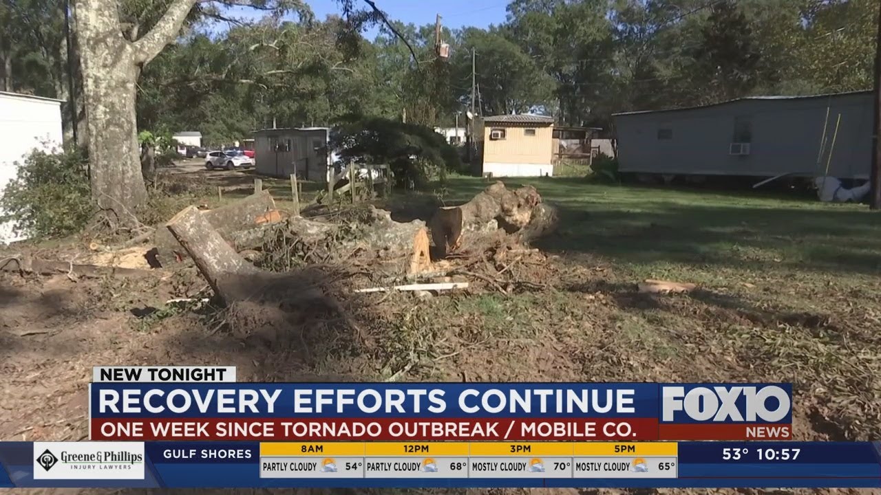 Recovery efforts continue one week since tornado outbreak - YouTube