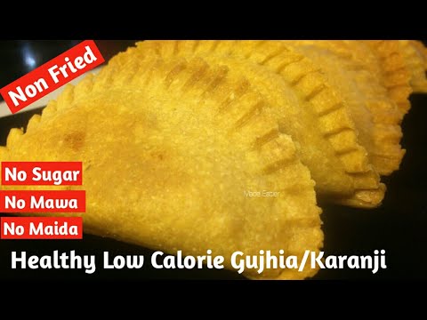 healthy-dessert-recipes-|-low-calorie-desserts|-healthy-desserts-for-weight-loss-|-baked-karanji