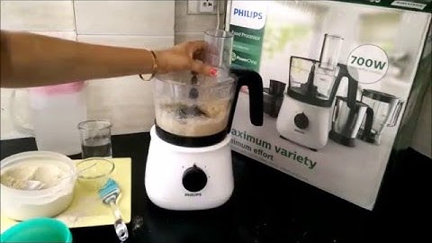 Atta Kneading in Philips Food Processor HL1660 | Philips Atta Kneader by Happy Pumpkins HL7707