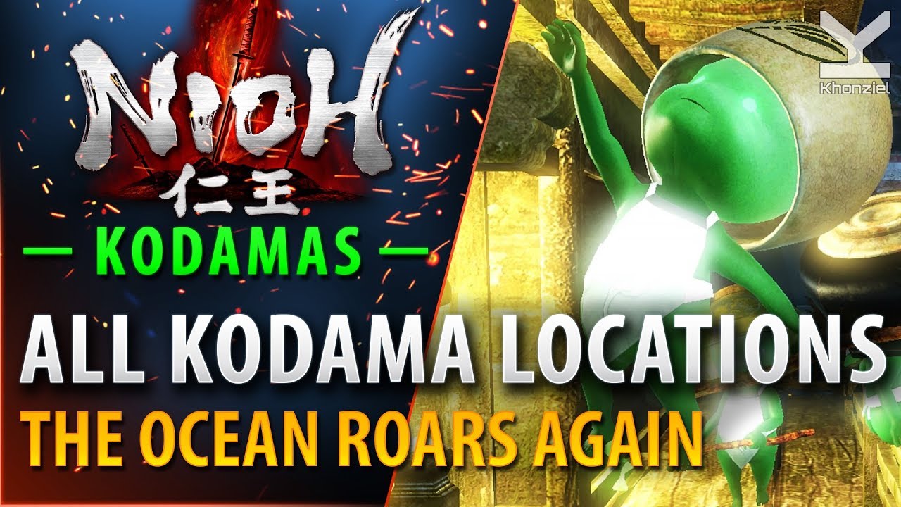 Nioh - All Kodamas Locations in The Ocean Roars Again