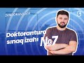 Doktorantura İngilis Dili Sınaq №7
