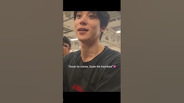 The heartbeat grows faster as yunho approaches🤌🏻 #ateez #shorts #yunho #kpop #viralvideo #love