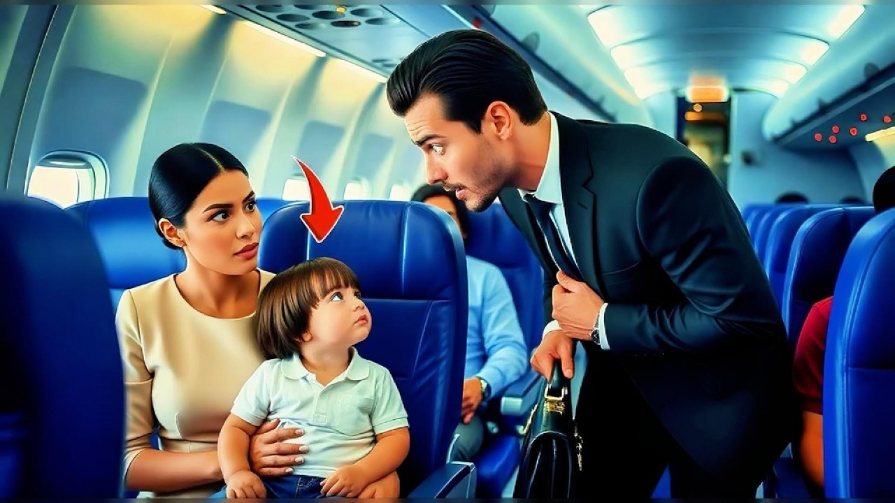 Miljonair heeft liefdesnacht met dienstmeisje en ziet haar jaren later met baby zomaar in vliegtuig.