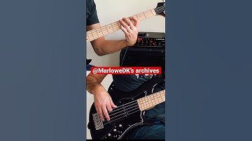 A7 bass lick/exercise with open strings for fast easy bass runs - TAB link in comments