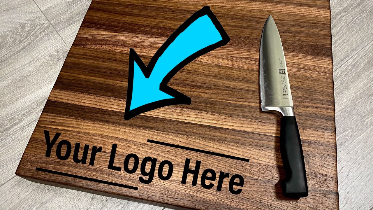 Personalizing a Walnut Butcher Block