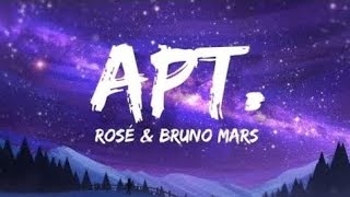 Bruno Mars and Rose | APT. (lyrics) | (official music video) @7clouds