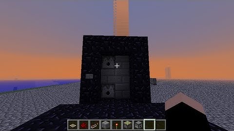 Minecraft- Toggle-able Nether Portal Tutorial (Very Compact!)