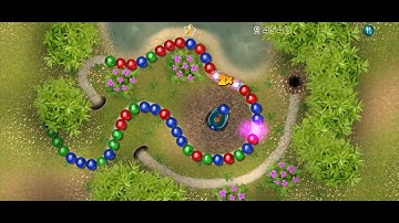Marbles Garden - free offline zuma-like match 3 puzzle game for Android and iOS - gameplay.