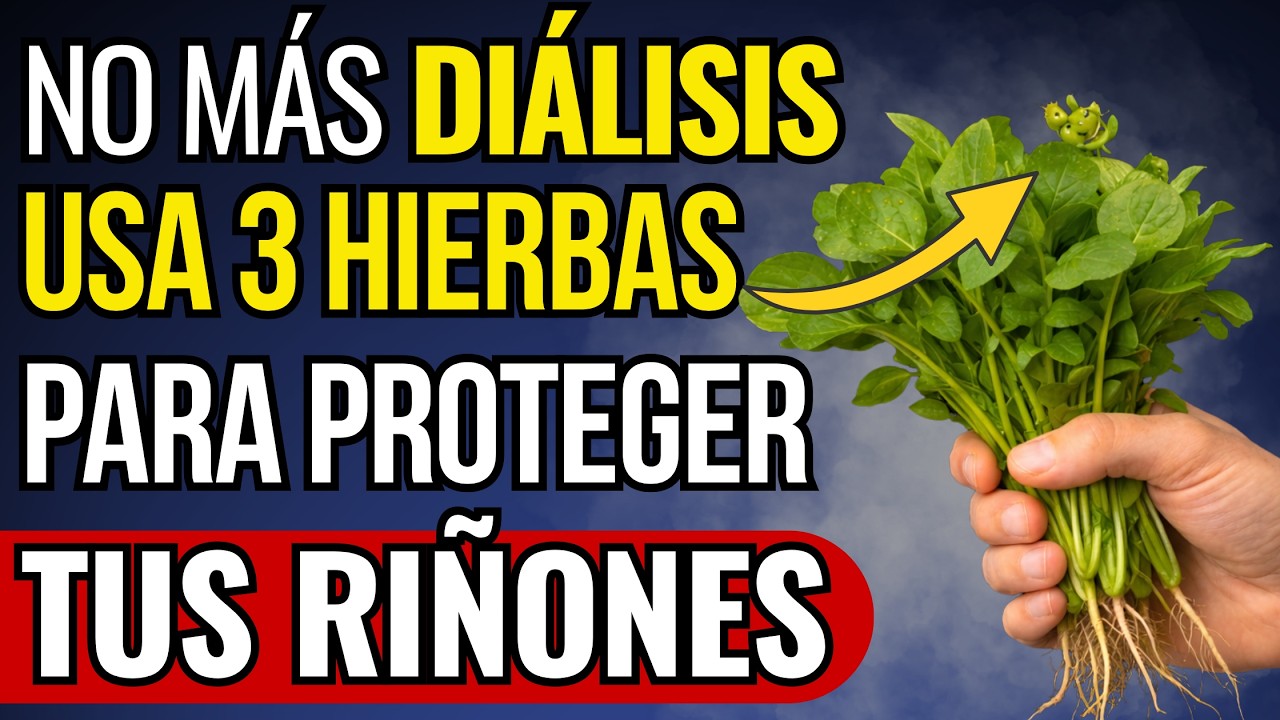 3 HOJAS NATURALES que PROTEGEN tus RIÑONES y ALEJAN la DIÁLISIS (Después de los 60)
