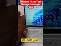 Taskbar open karne ka Shortscut key ll #computer #laptop #windows