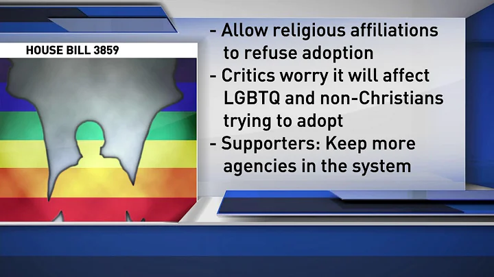 Texas House gives initial approval to controversial adoption bill.