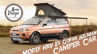 Modif HRV Eks Gofar Hilman Jadi Camper Car | Digital Modification | Timelapse | AzraDesign Indonesia