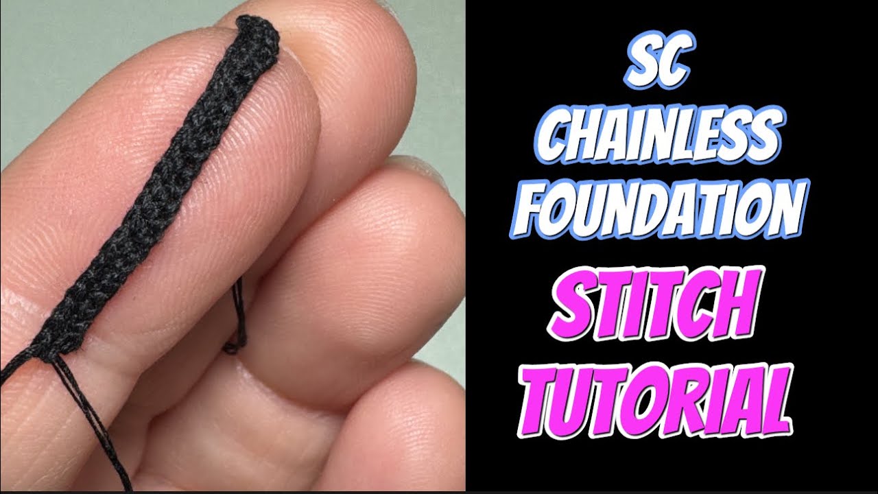 Как связать крючком основание из столбиков без накида без цепочек | Пошаговое руководство