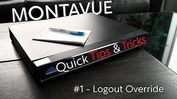 Montavue Quick Tips & Tricks - Logout Override - Set your NVR to never log you out