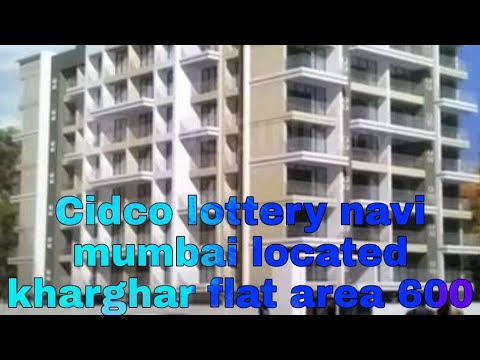 Cidco lottery navi mumbai located kharghar flat area 600