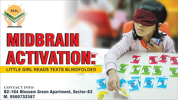 MIDBRAIN ACTIVATION: LITTLE GIRL READS TEXTS BLINDFOLDED